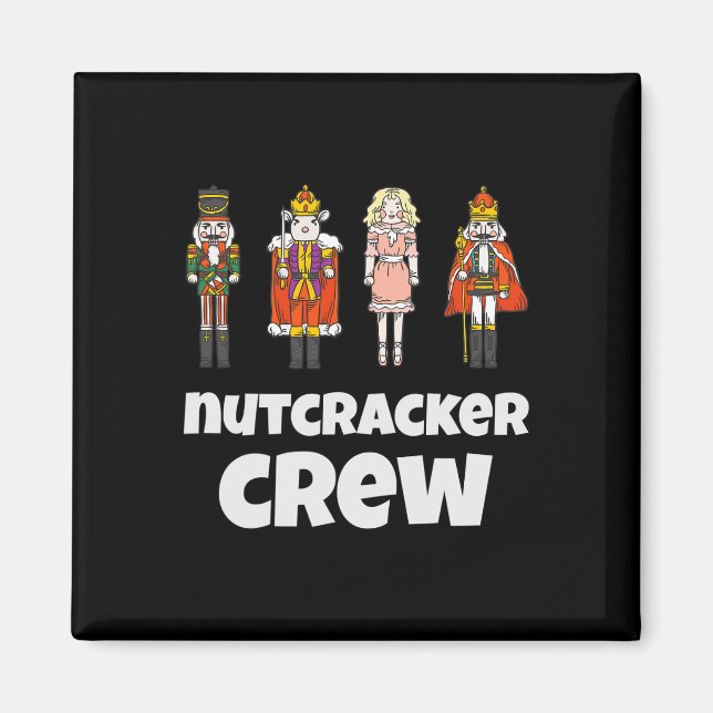 Nutcracker-Crew passt zu Weihnachtsjunge Männer Ge Magnet (Vorne)
