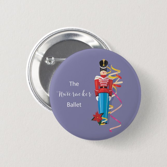 Nutcracker Dance Ballet Performance Congratulation Button (Vorne & Hinten)