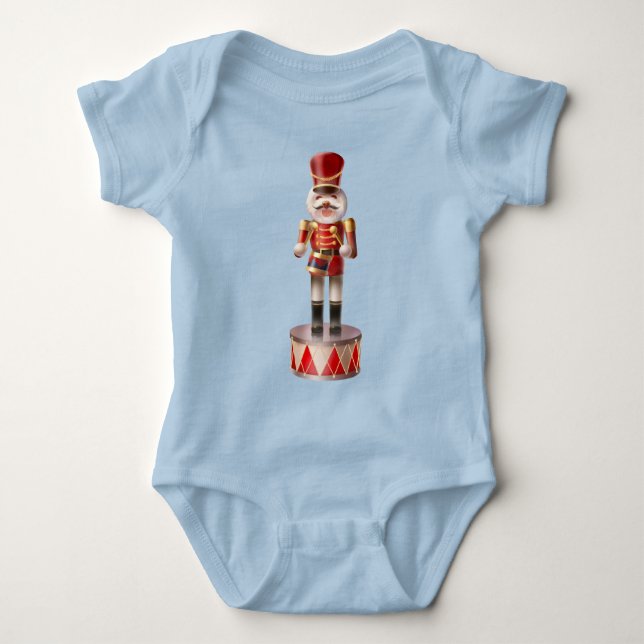 Nutcracker Dog Soldier Baby Strampler (Vorderseite)