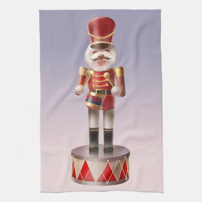 Nutcracker Dog Soldier Geschirrtuch (Vertikal)