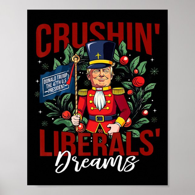 Nutcracker Donald Trump Der 47. Präsident Funny H Poster (Vorne)