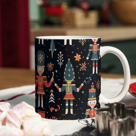 Nutcracker Elegance Festive Pattern Collection" Kaffeetasse