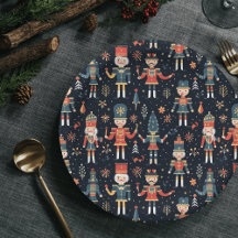 Nutcracker Elegance Festive Pattern Collection