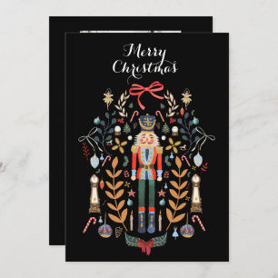 Nutcracker Family Foto Weihnachtskarte Einladung