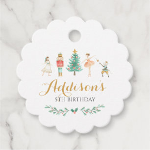 Nutcracker Favor Tag, Sugar Plum Fairy Favor Tag Geschenkanhänger