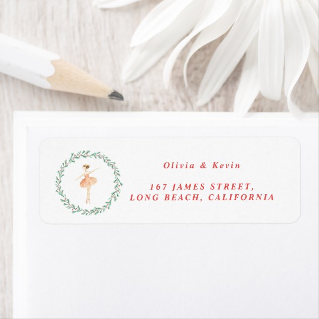 Nutcracker Fee Aquarell niedlich Weihnachtsgif (Insitu)