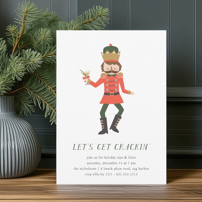 Nutcracker-Feiertags-Cocktailparty Einladung (Von Creator hochgeladen)