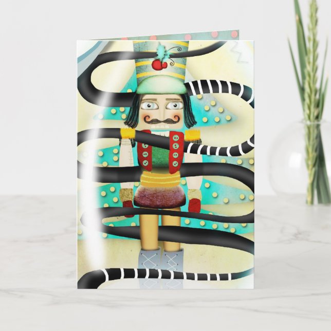 Nutcracker Feiertagskarte (Vorderseite)