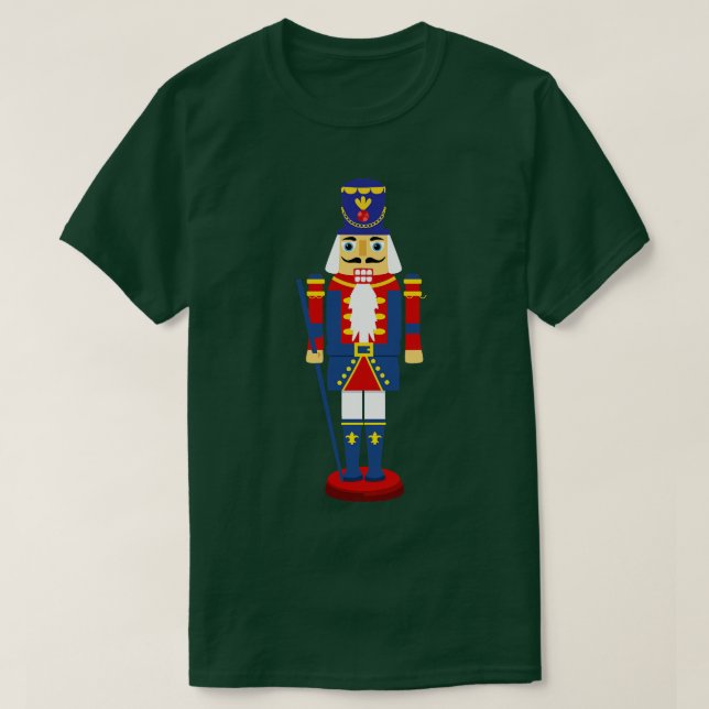 Nutcracker Figure Matching Family Christmas T-Shirt (Design vorne)