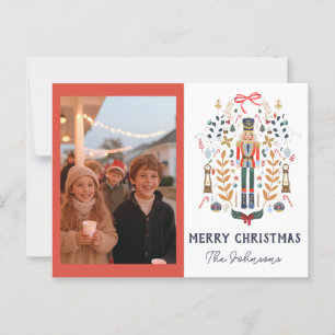 Nutcracker Foto Weihnachtskarte Postkarte