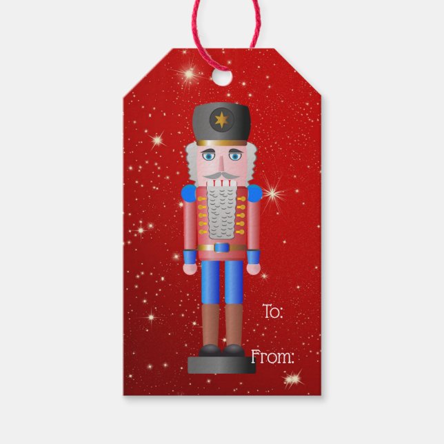 Nutcracker Geschenkanhänger (Vorderseite)