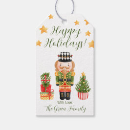 Nutcracker, Geschenke, Weihnachtsbaum glückliche F Geschenkanhänger