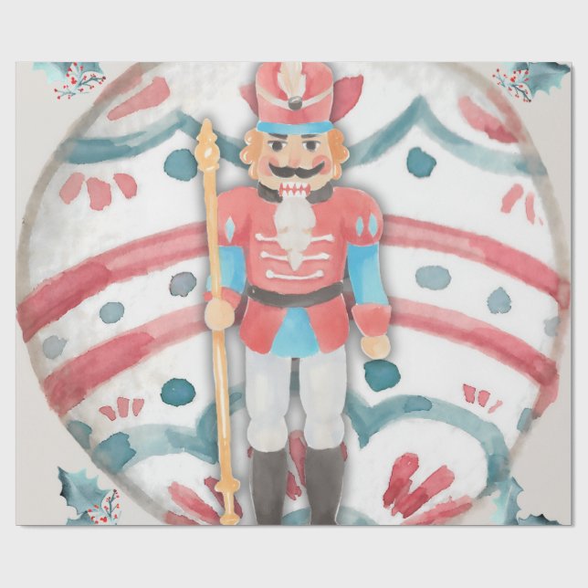 Nutcracker Geschenkpapier (Flach)
