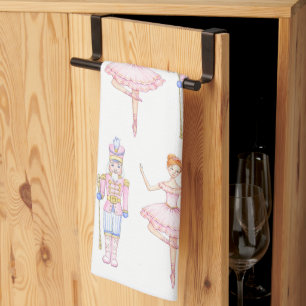 Nutcracker Grandmillennial Weihnachtshandtuch Geschirrtuch