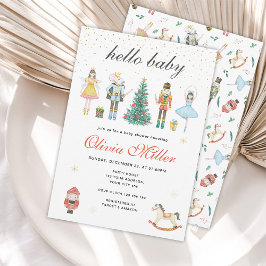 Nutcracker Hello Baby Dusche Einladung
