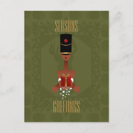 Nutcracker Holiday Geschenk Weihnachtskarte Feiertagspostkarte