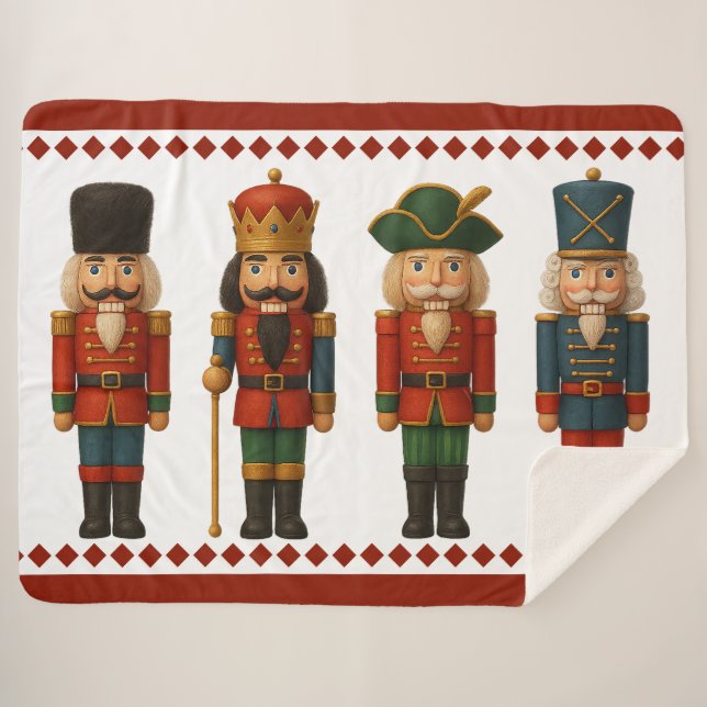 Nutcracker Holiday Parade Sherpadecke (Vorderseite (Horizontal))