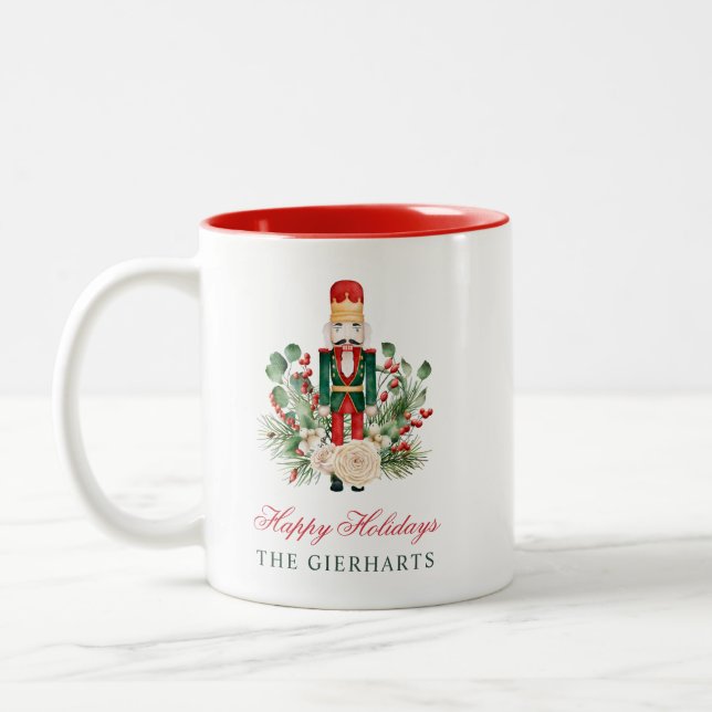 Nutcracker Holidays Skript Weihnachten Zweifarbige Tasse (Links)