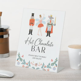 Nutcracker Hot Chocolate Bar Christmas Party Sockelschild