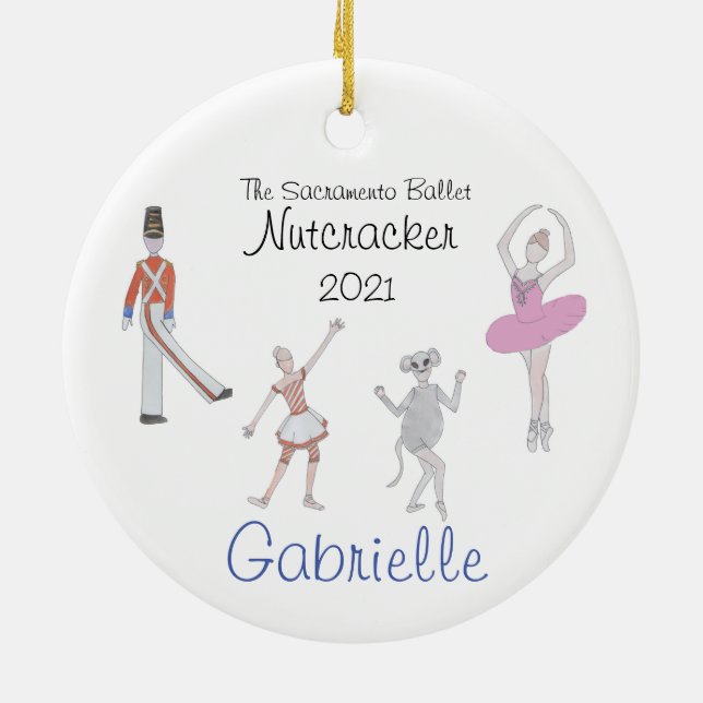Nutcracker Keepake Ornament (Brauch) (Hinten)