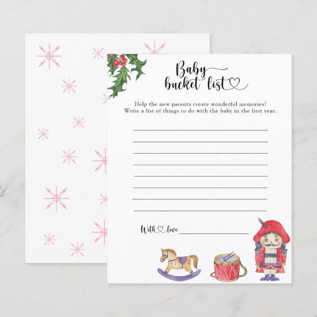 Nutcracker - Liste der Baby-Eimer (Vorne/Hinten)
