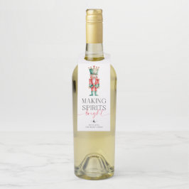 Nutcracker Making Spirituosen Helle Weihnachtsgesc Flaschenanhänger