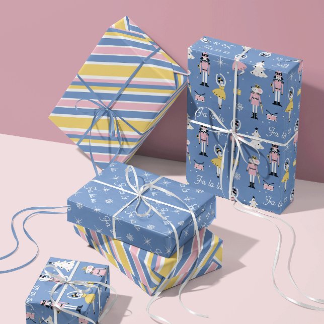 Nutcracker Maus King Pastel Ballett Weihnachten Geschenkpapier Set (Von Creator hochgeladen)