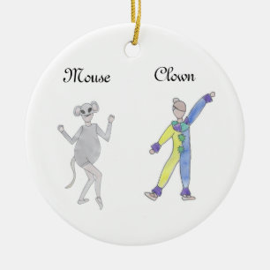 Nutcracker Maus/Pollichinelle Keepake Ornament