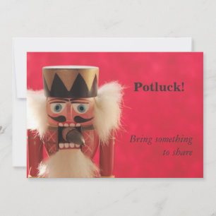 Nutcracker mit Akkordeur-Potluck-Aktie Einladung