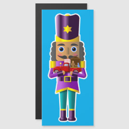 Nutcracker mit wenig Rotem LKW und Krippe Magnetkarte