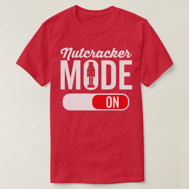 Nutcracker Mode On Ballet Liebe Christmas Ballerin T-Shirt (Design vorne)