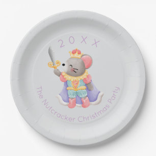 Nutcracker Mouse King Christmas Pappteller
