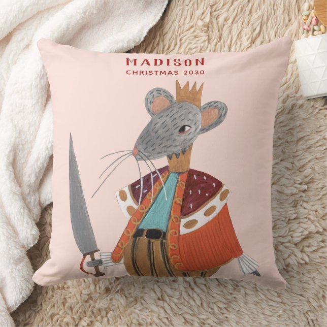Nutcracker Mouse King pink Kissen (Decke)
