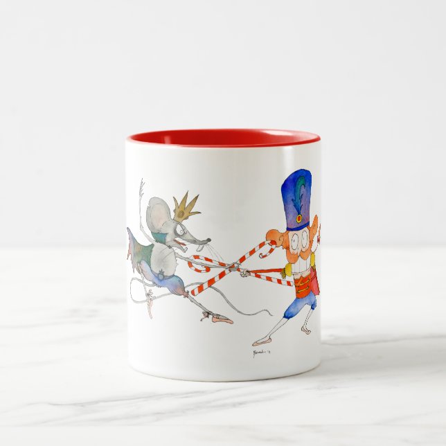 Nutcracker & Mouse King - The Nutcracker Series Zweifarbige Tasse (Mittel)