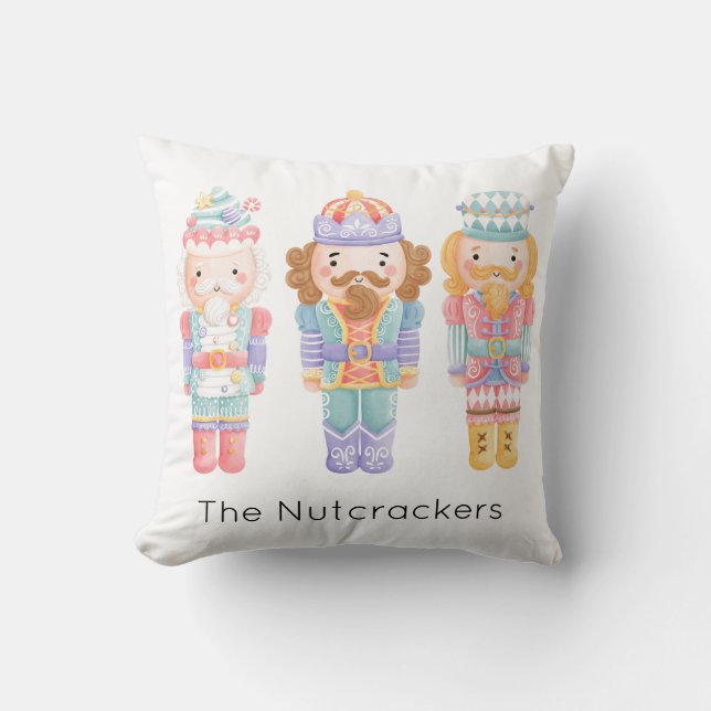 Nutcracker Muster Kissen (Vorderseite)