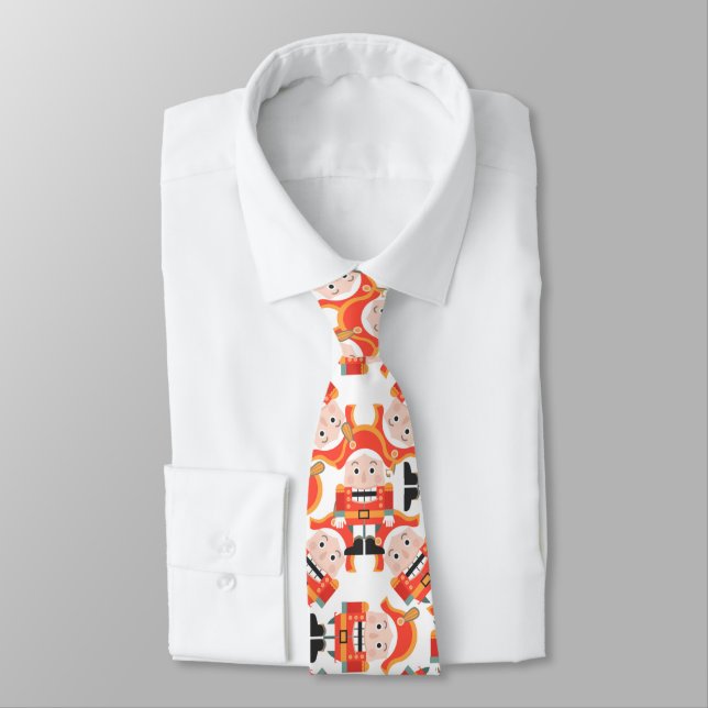 Nutcracker Muster Neck Tie Krawatte (Gebunden)