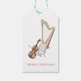 Nutcracker Orchestra Violin and Harp Geschenkanhänger