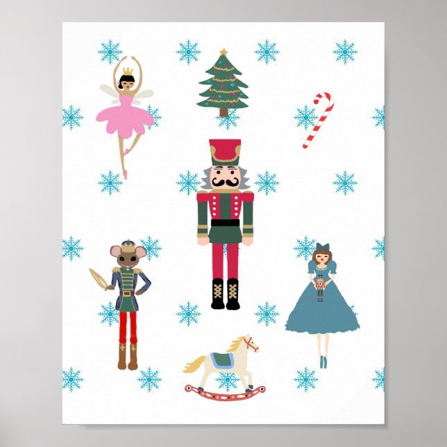 Nutcracker Painting Ballet Poster (Vorne)