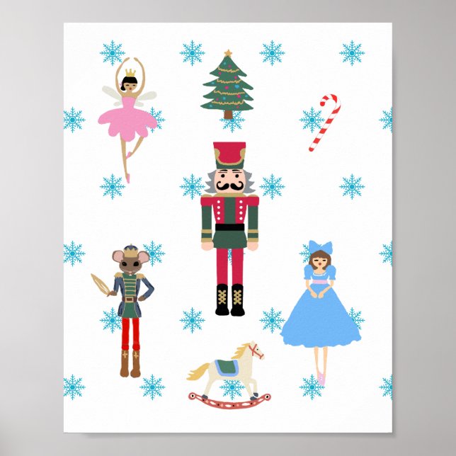 Nutcracker Painting Ballet Poster (Vorne)
