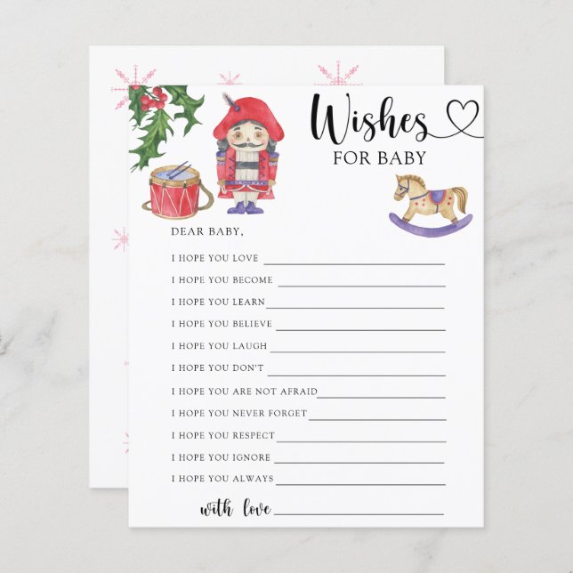 Nutcracker - Party | Babywünsche (Vorne/Hinten)