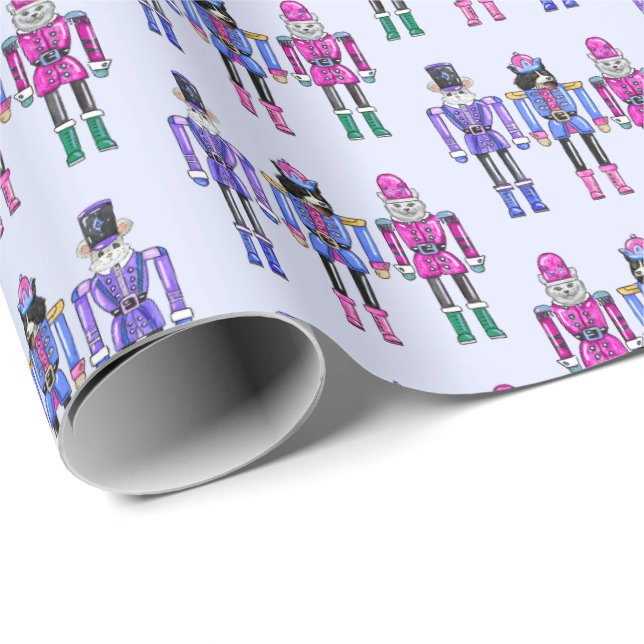 Nutcracker Pets  Geschenkpapier (Rolleneckpunkt)