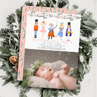 Nutcracker Pink Weihnachten 1. Geburtstag Foto