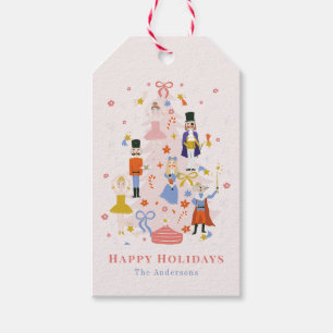 Nutcracker Pink Weihnachtsbaum Urlaub Geschenkanhänger