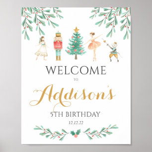 Nutcracker Poster, Nutcracker welcome sign Poster