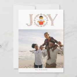 Nutcracker Prince Holiday Foto Cards Feiertagskarte