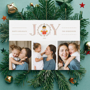 Nutcracker Prince Holiday Foto Cards Feiertagskarte