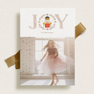 Nutcracker Prince Holiday Foto Cards Feiertagskarte