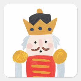Nutcracker Quadratischer Aufkleber