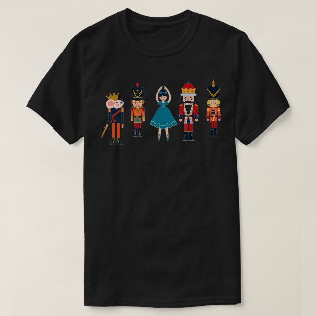 Nutcracker RatMouse King Soldier Princess Ballet C T-Shirt (Design vorne)