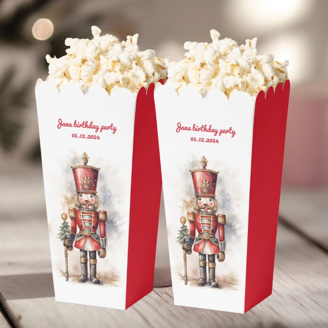 Nutcracker Red Magical Birthday Popcorn Geschenkschachtel (Von Creator hochgeladen)